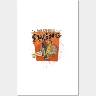 Western Swing. Barn Dancing Jamboree! Posters and Art